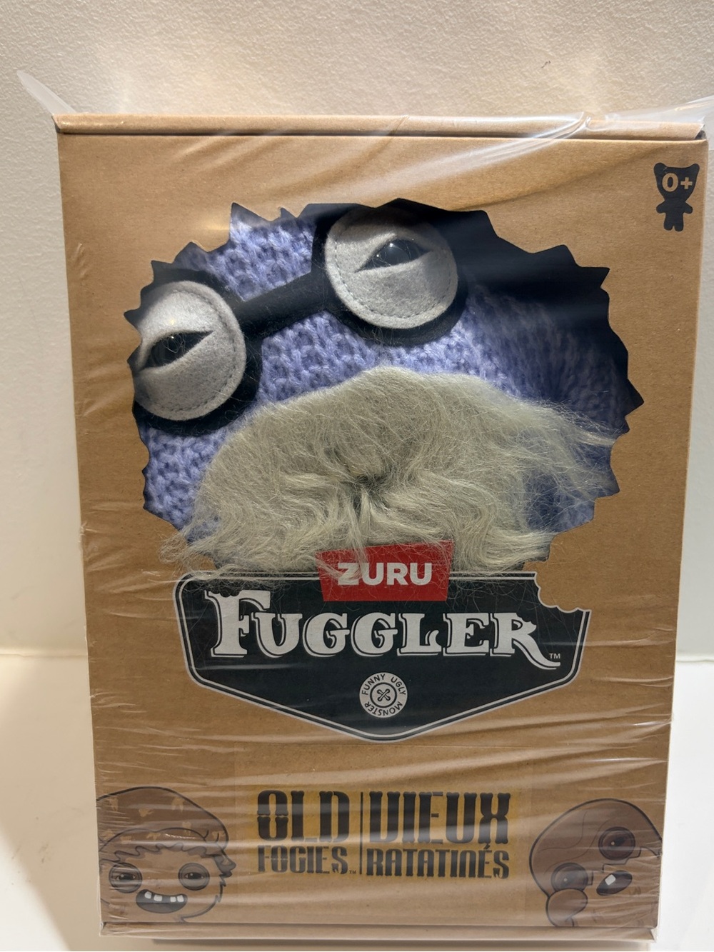 Fuggler Old Fogies 9” Mr. Needles Funny Ugly Monster Plush NWT